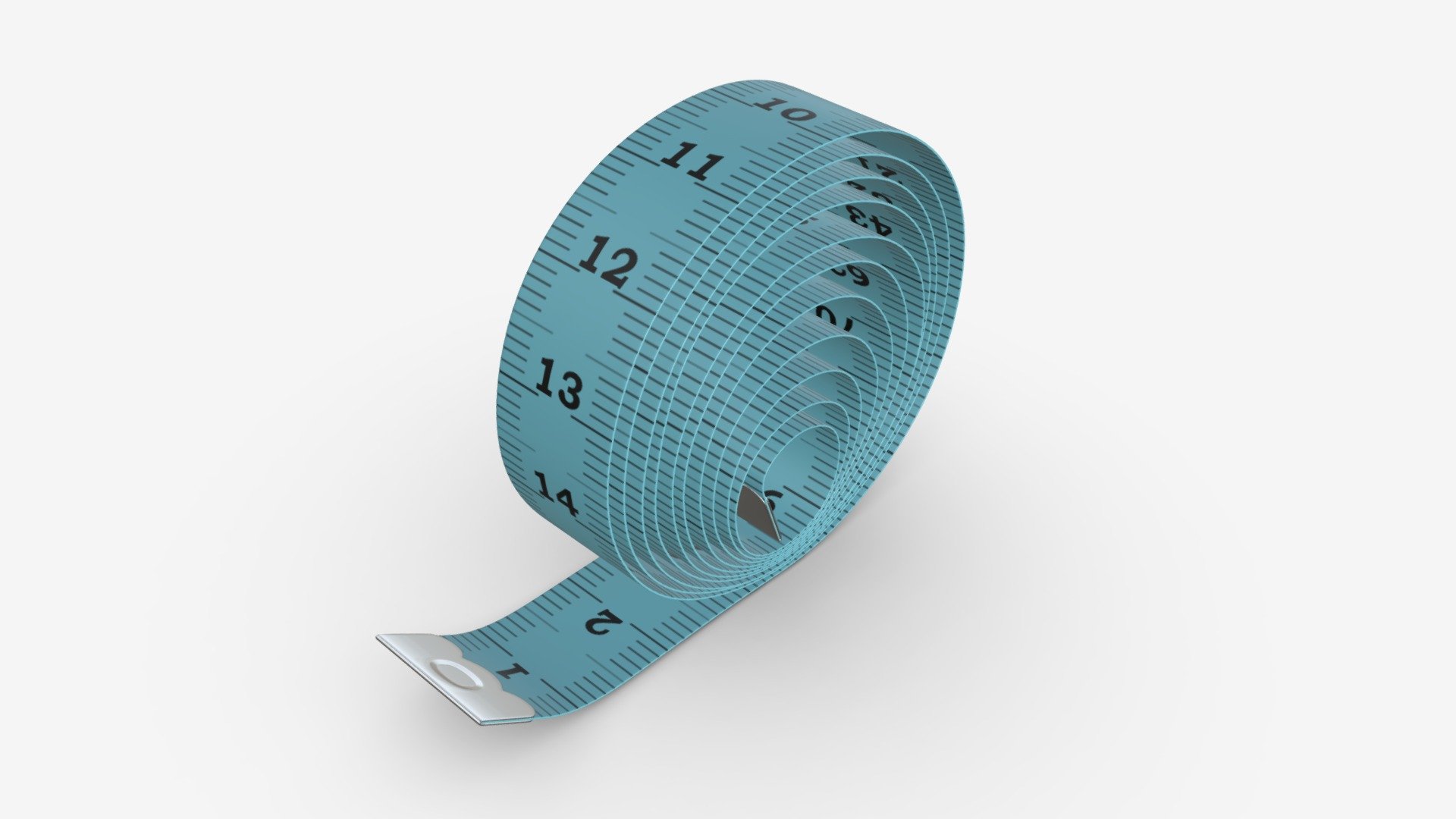 Seamstress Measuring Tape 3D model