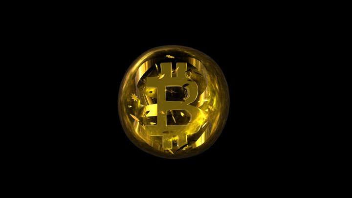 Marble 2 - Bitcoin 3D Model