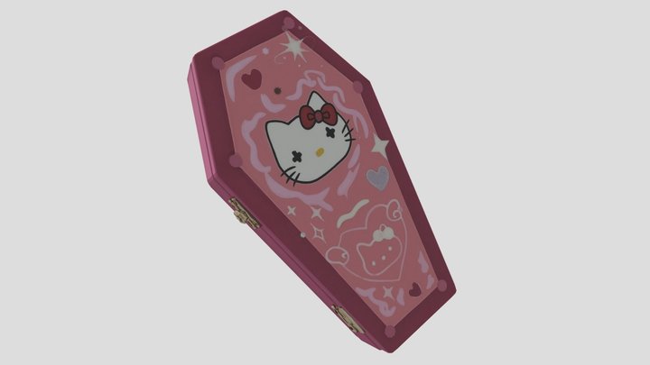 RIP Hello Kitty (Roblox ready) – Free 3D Model STL