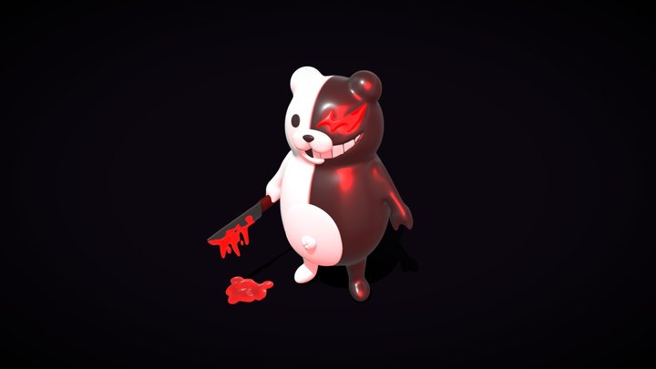 Monokuma 3D models - Sketchfab