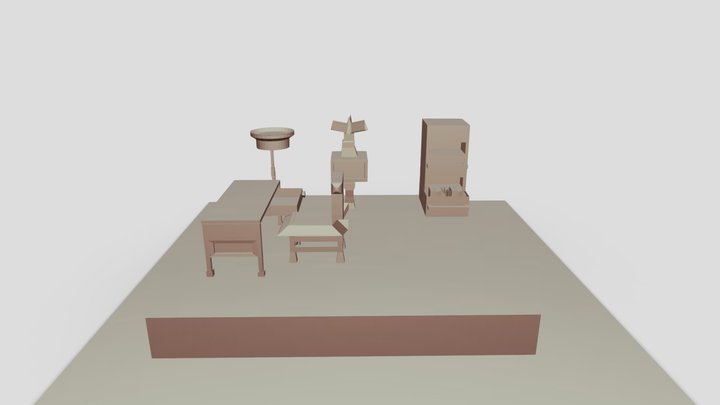 booth 3D Model