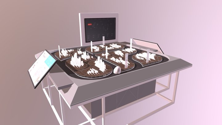 Table Track 3D Model