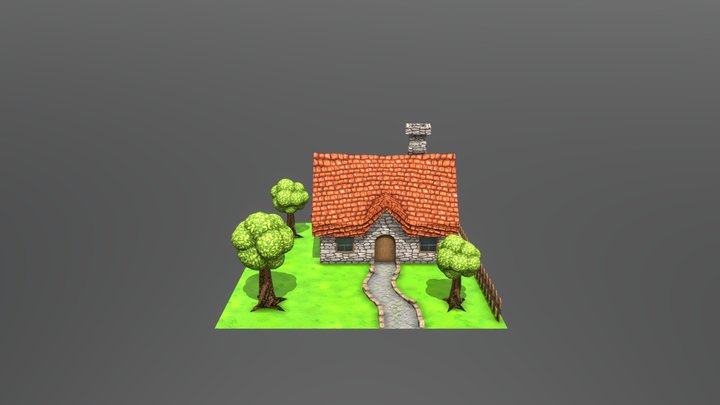 Maison Toon Test 3D Model