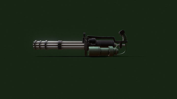 Machine Gun 3D Model