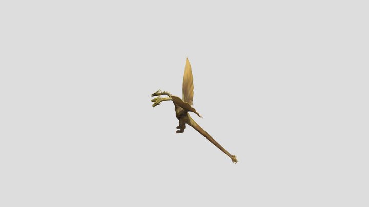 King ghidorah 3D Model