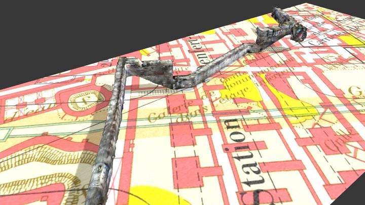 Escalier de l'IGC 3D Model