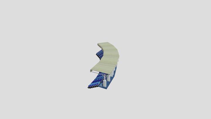 Football/Soccer Stadium 3D Model