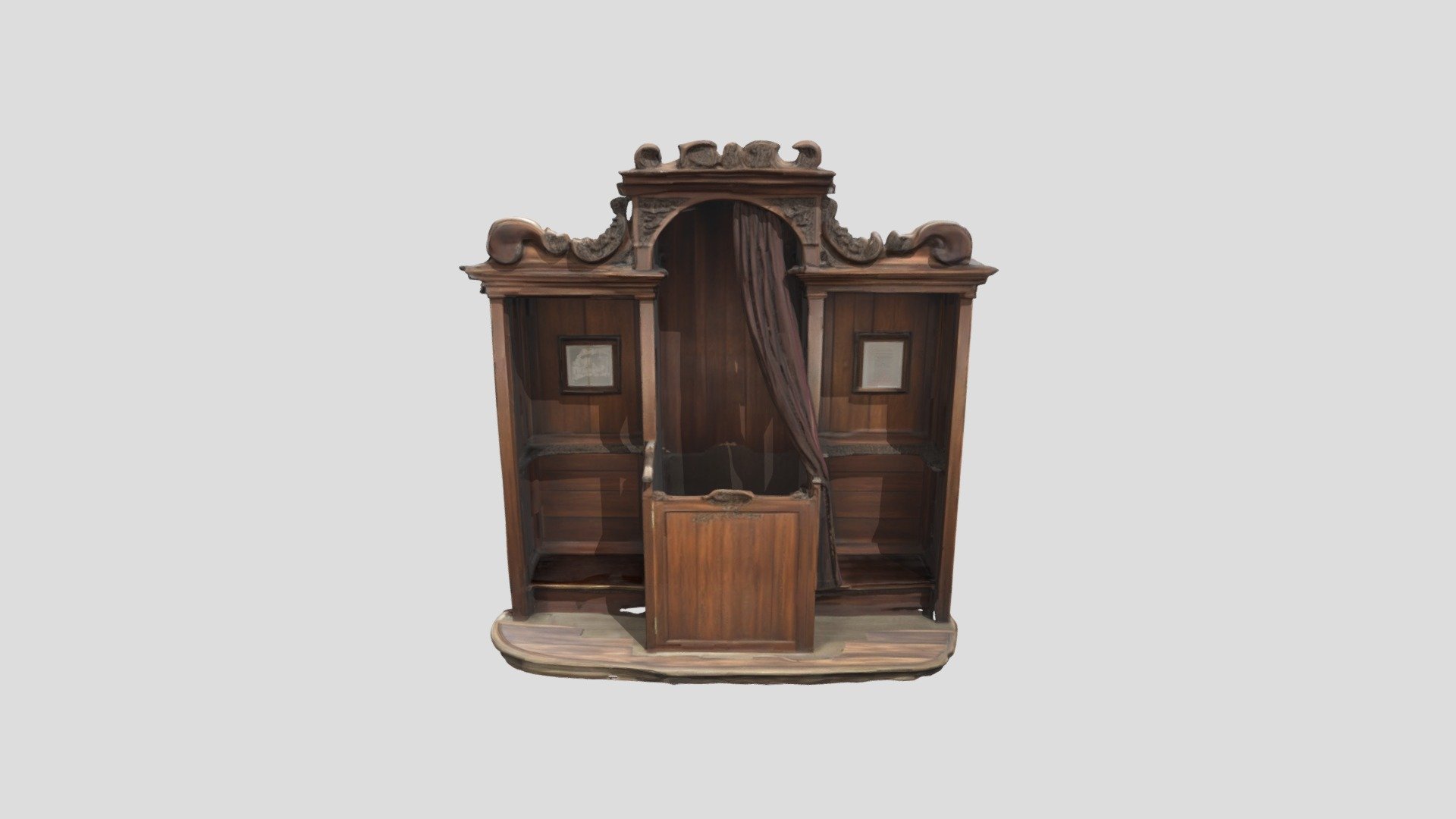 Confessional Elegance — Sketchfab embed 3D viewer