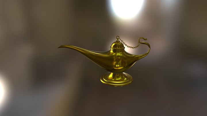 Magic Lamp 3D Model