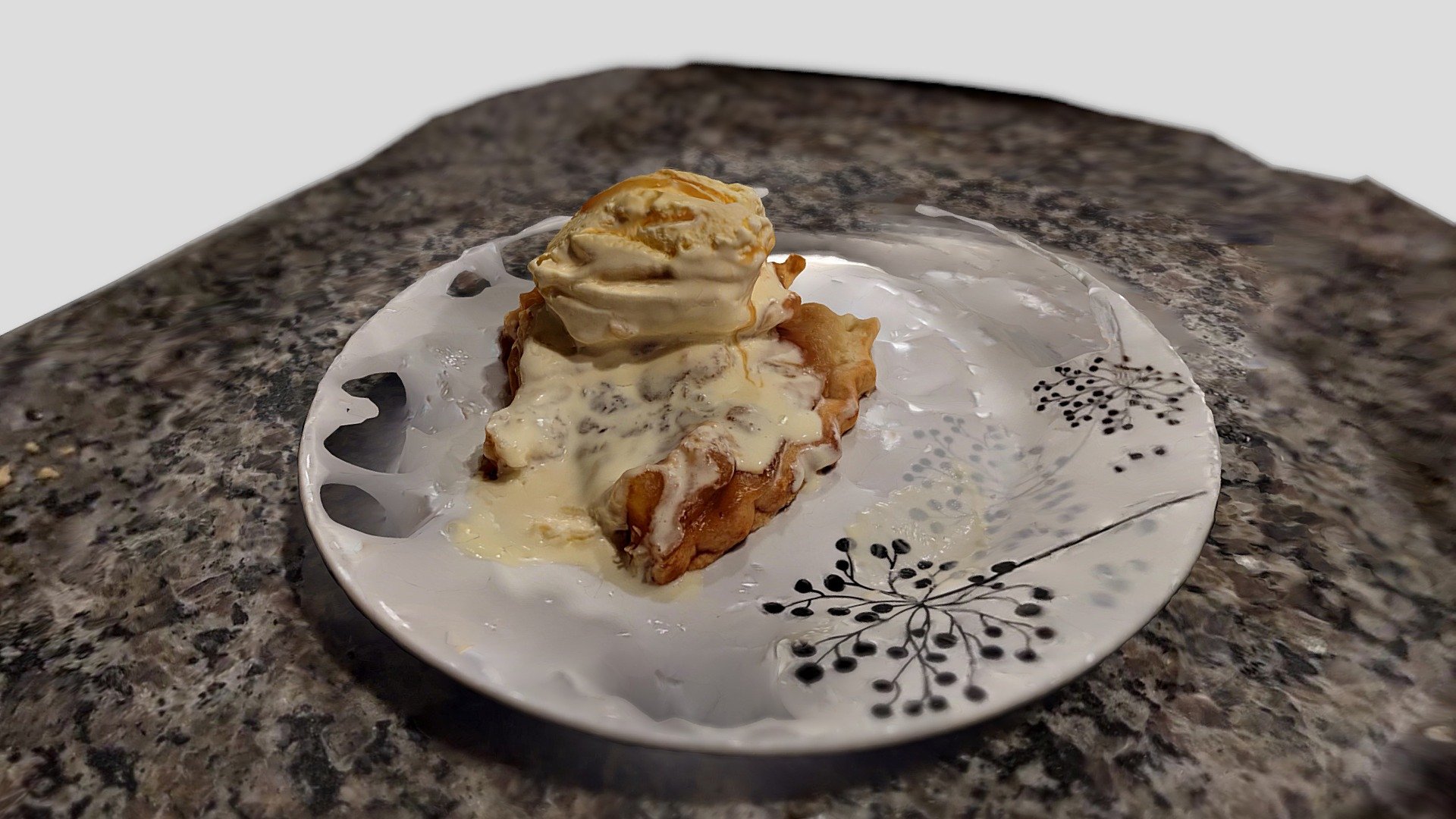 Apple Pie, Ice Cream, Caramel - Download Free 3D model by stevencmutter  [27d3801] - Sketchfab