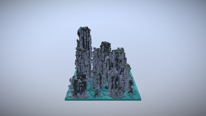The Jungle Hill 3D Model
