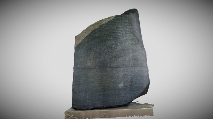 Rosetta Stone 3D Model