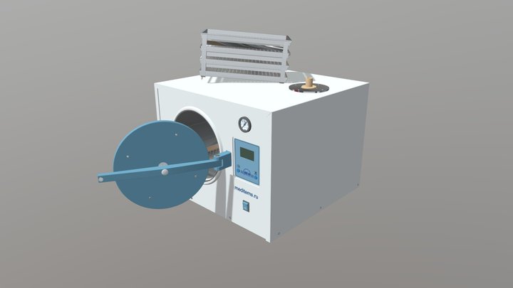 Стерилизатор паровой ГК-10 3D Model