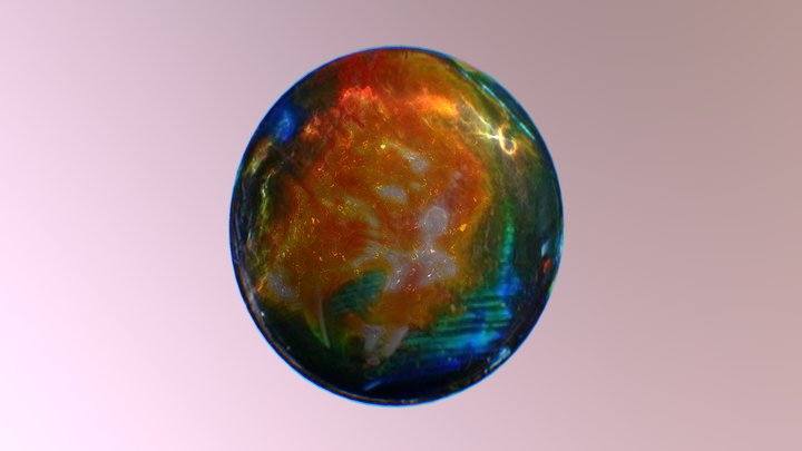 Opal stone 3D Model