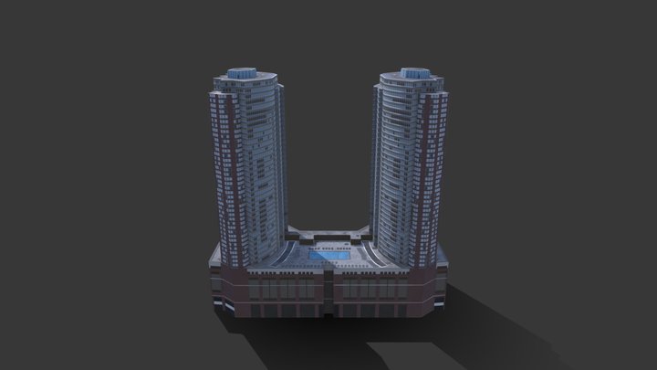 39 Liberty Towers 3D Model