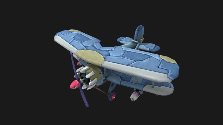 DAE - Jinx Winx plane 3D Model