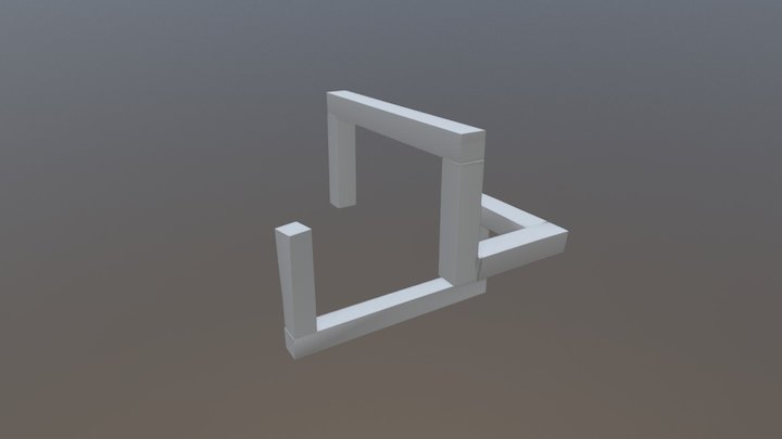 Cube Hugo 3D Model