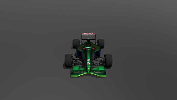 Jordan 191 F1 3D Model