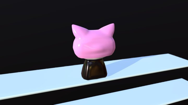 Cat totem 3D Model