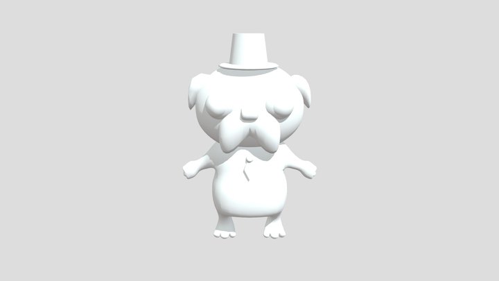 Pugberto - Daniela Funga 3D Model