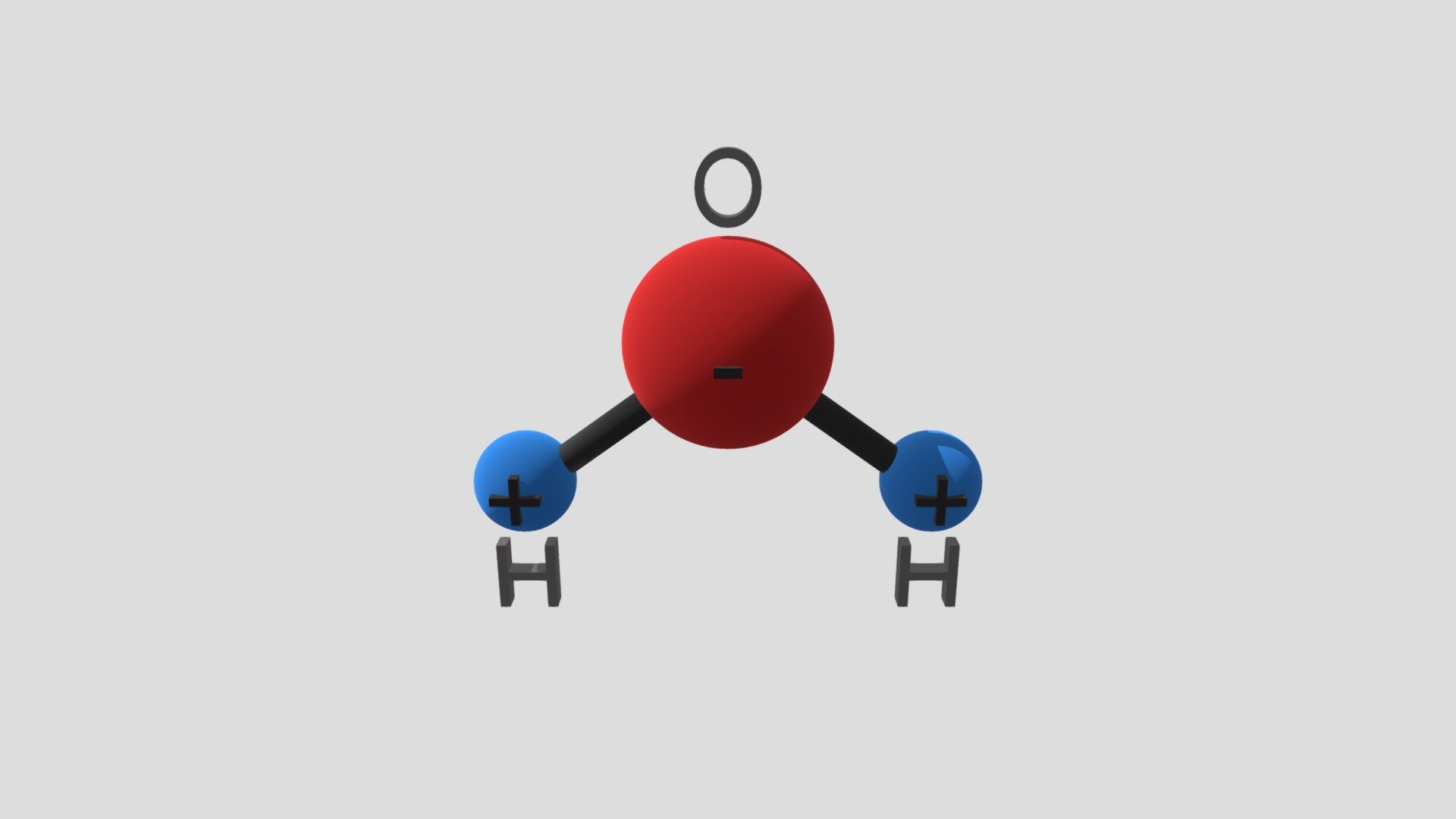 Water molecule (молекула воды)