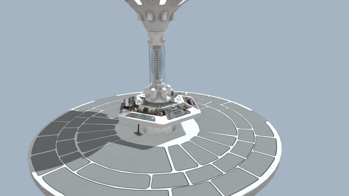 15th Doctor's TARDIS Console 3D Model