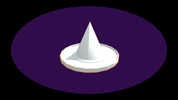 chapeu de bruxa 3D Model