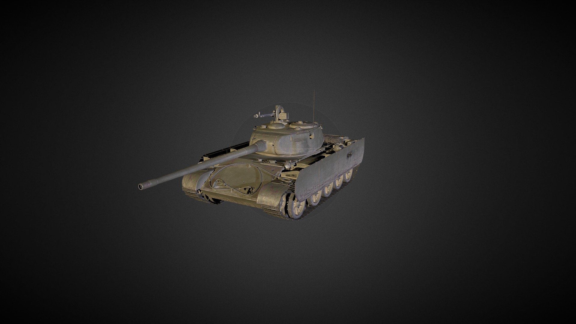 T-44-100 (K) - 3D model by Degit22 [27d8a3a] - Sketchfab