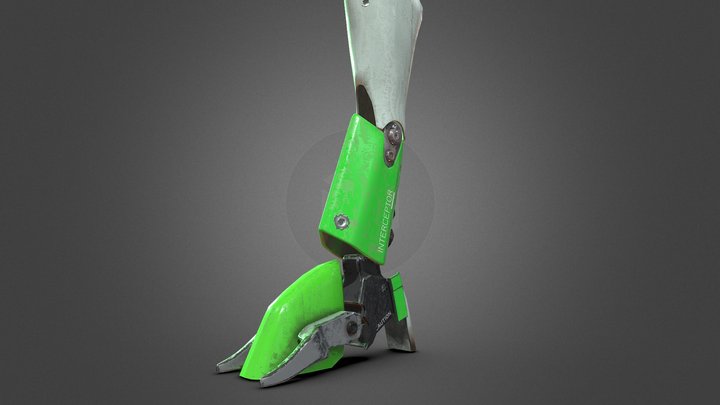 Robotic Leg (Anthem's Interceptor) 3D Model