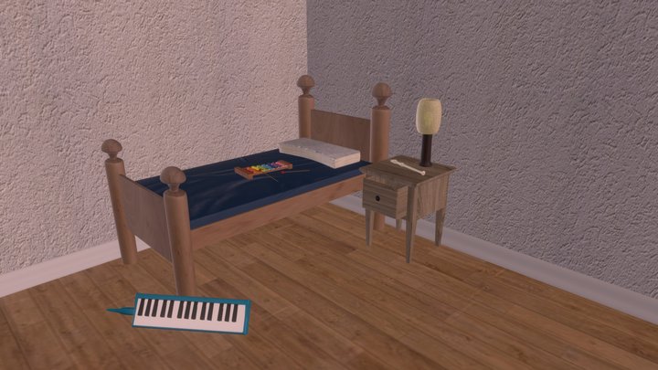 Final Bedroom 3D Model
