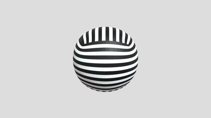Boolean-texture 3D Model