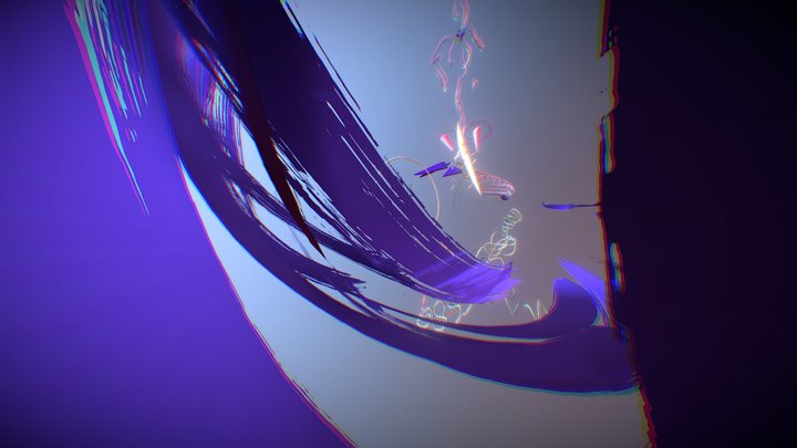 Ascending Into Meta Abstract 3D Model