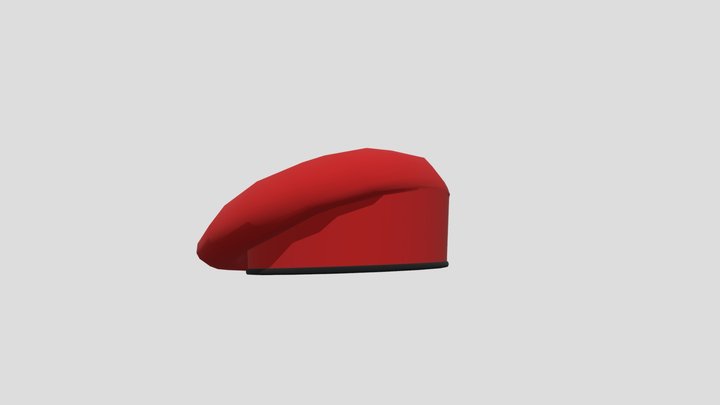 Military Hat 3D Model