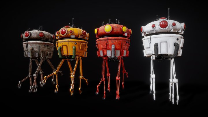 Collector sci-fi robot – Modello 3D gratuito STL