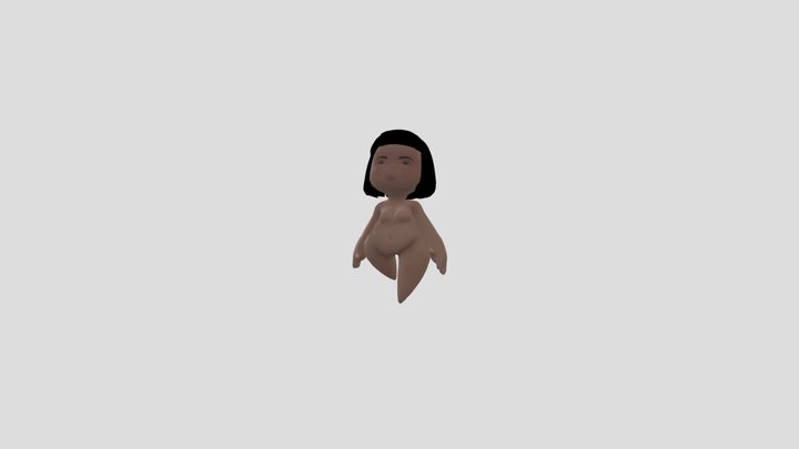Chubby chibi body 3D Model