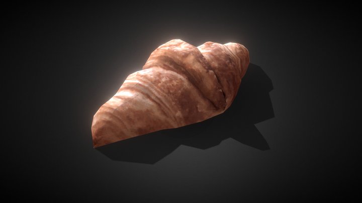 LowPoly Crescent – Modèle 3D gratuit STL