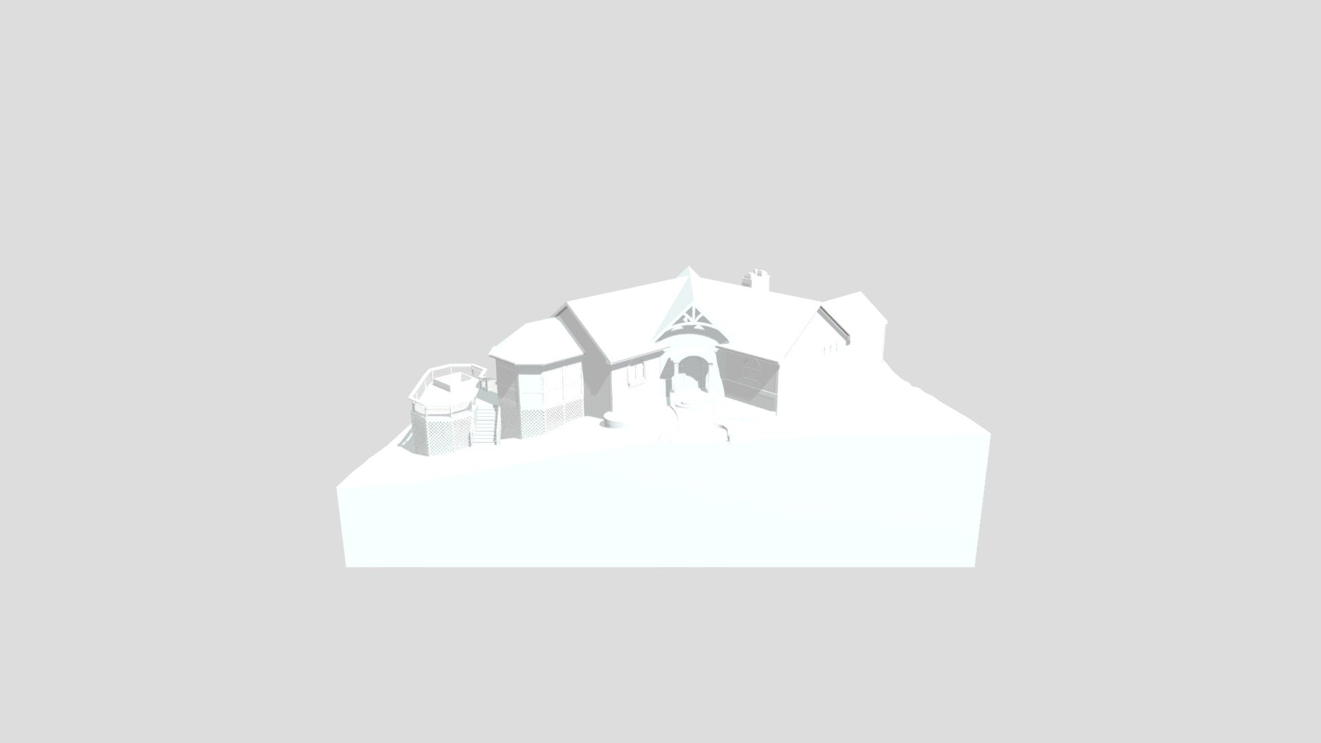 Remodel Addition Hurricane Hill-3D View-{3D}
