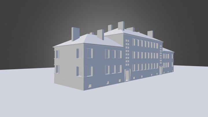 Maquette numérique d'un bâtiment 3D Model