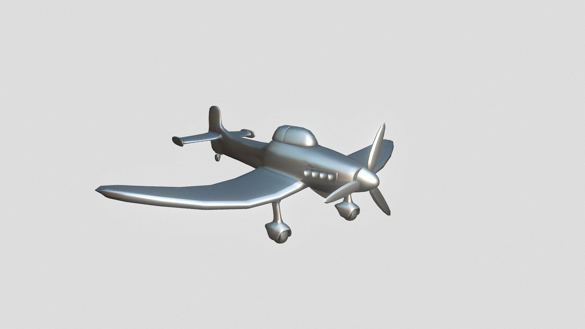 WW2 Airplane - Download Free 3D model by AlaPasta [27de0b9] - Sketchfab