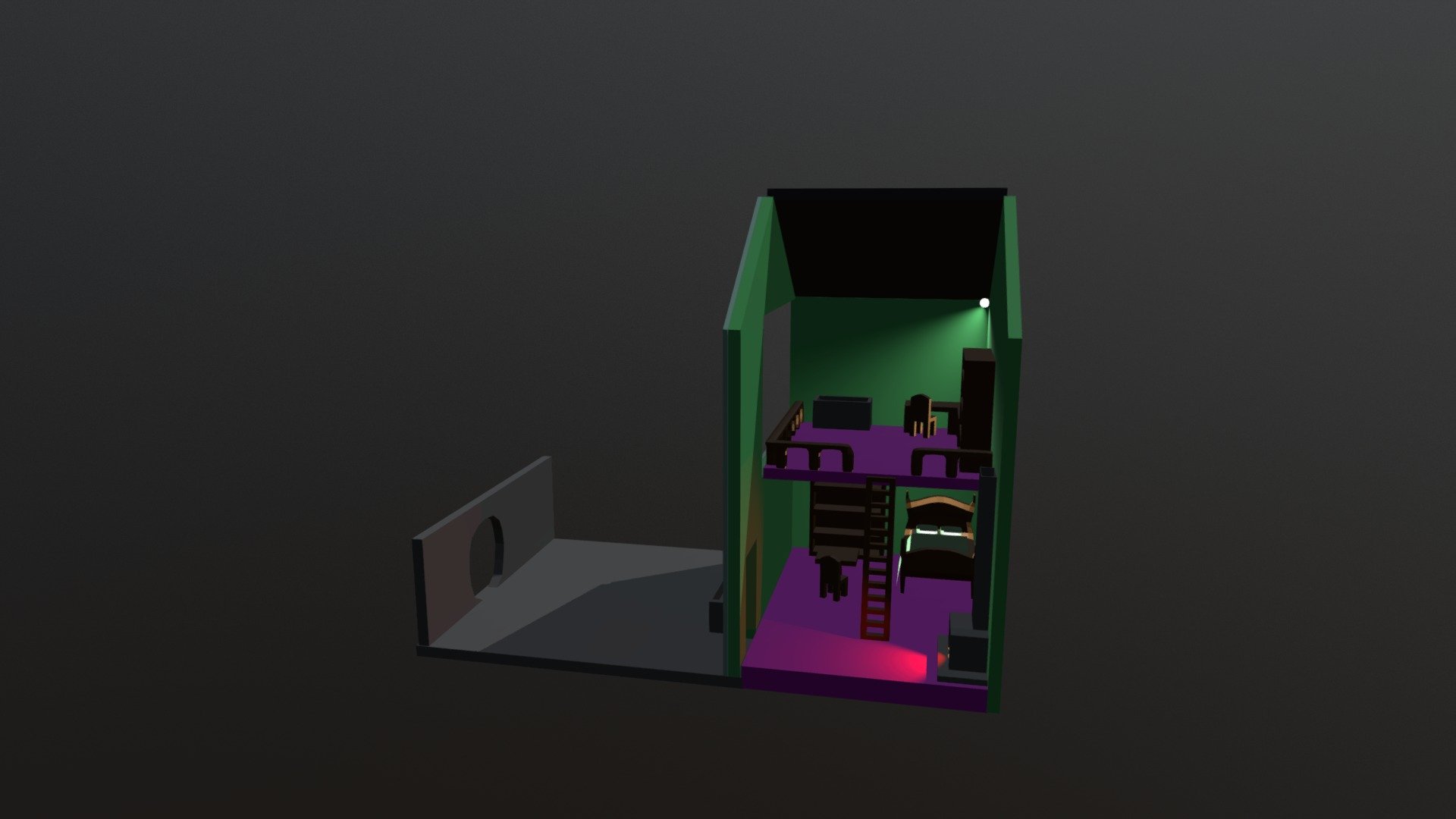 Lowpoly cottage