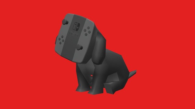 Nintendo Switch-tan - Doggo 3D Model