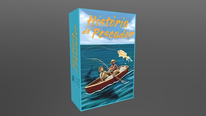 Historia-de-pescador-mockup 3D Model