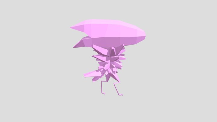 Sad Noise Birdv2 A1 3 3D Model