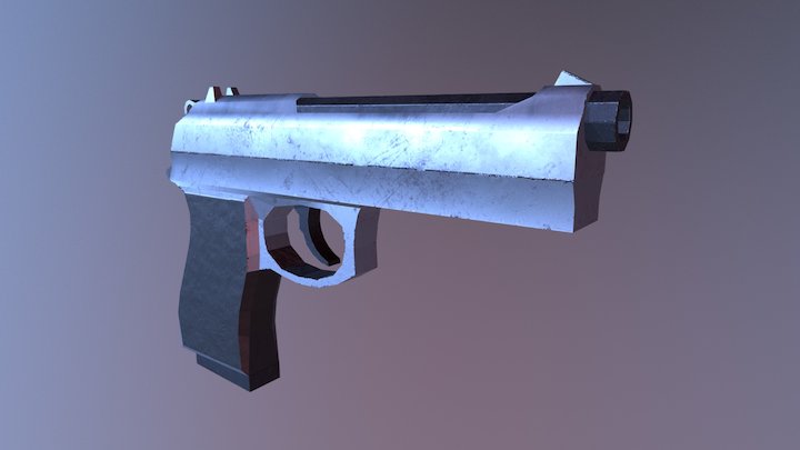 Beretta M9 3D Model