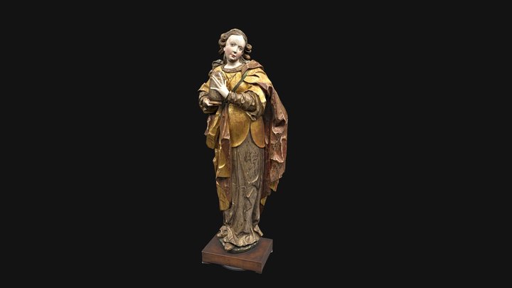 Sainte Marie-Madeleine, 1641 3D Model