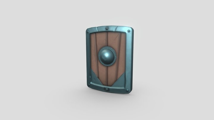 Woodenshield 3D Model