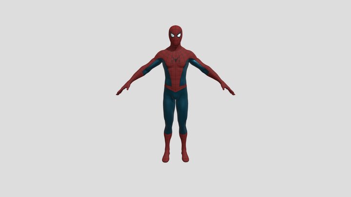 Spider- Man No Way Home Rigged 3D Model