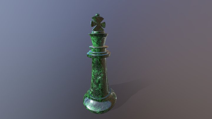 Chess King 3D Model