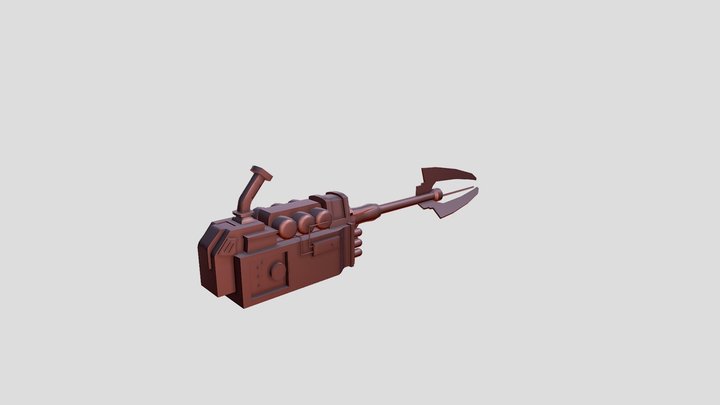Fallout: New Vegas - Plasma Caster 3D Model