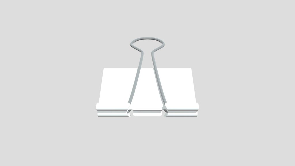 Black Binder Clip